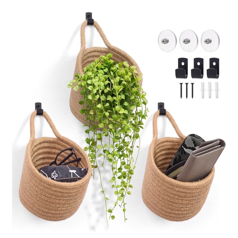 Fabric Wall Hanging Baskets